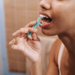 Does flossing create gaps in teeth